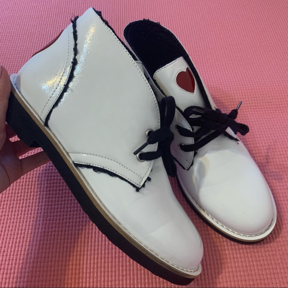 LOVE Moschino Heart Faux Shearling Casual Shoe - Picture 2 of 6